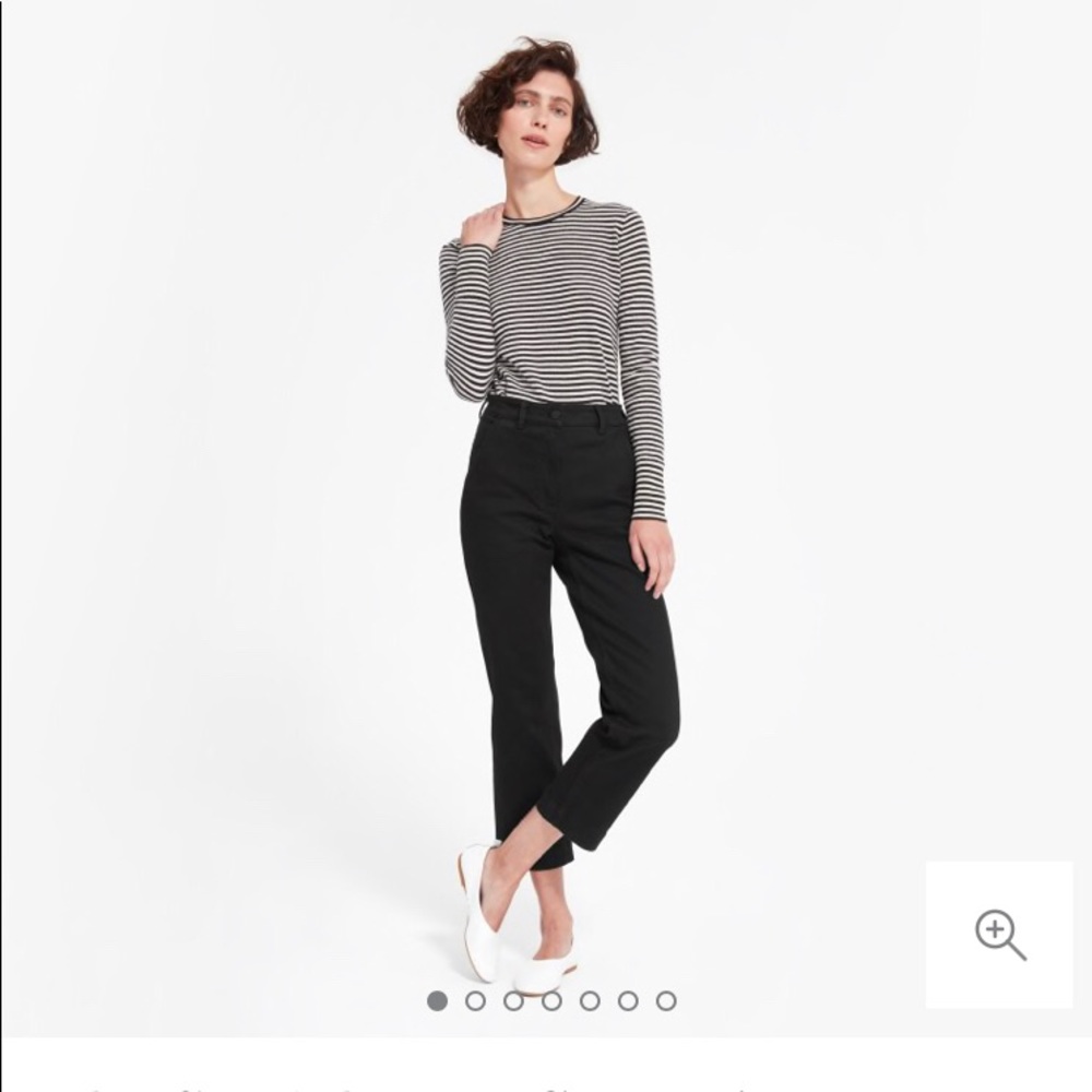Everlane Crop Black Pants